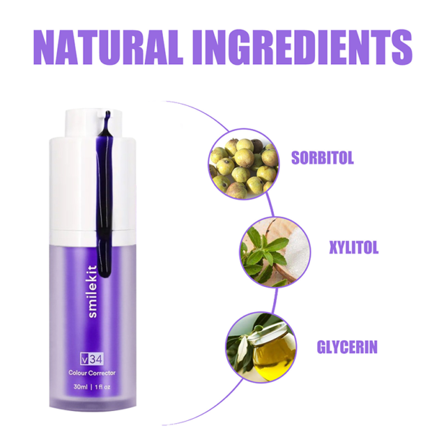V34 Color Serum Purple toothpaste - Image 3