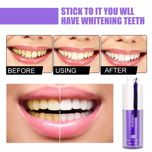 V34 Color Serum Purple toothpaste - Image 2