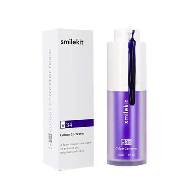 V34 Color Serum Purple toothpaste
