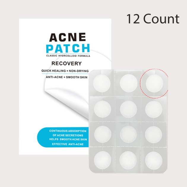 Hydrocolloid salicylic acid acne patch(12 Count)