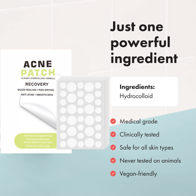 Hydrocolloid acne patch（36 Count） - Image 3